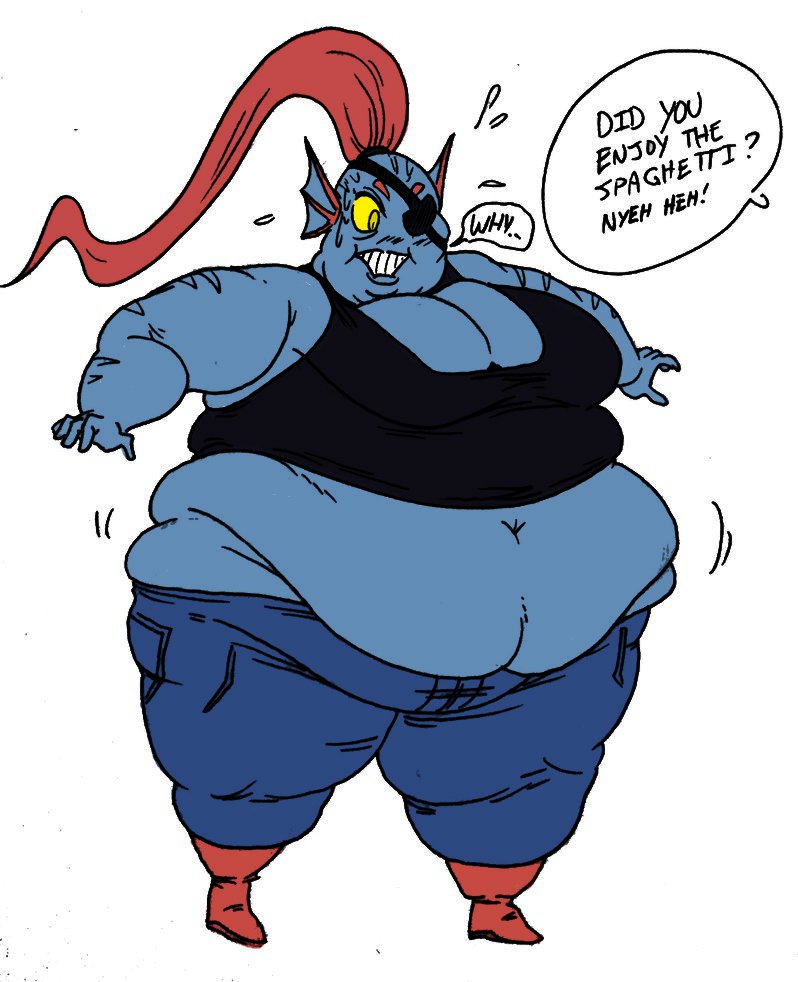 Undertale Undyne Get Fat free images, download Undertale Undyne Get Fat