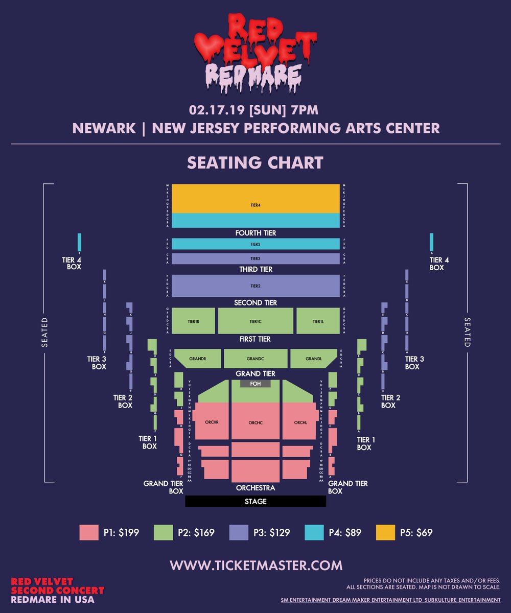 Newark Performing Arts Center Seating Chart