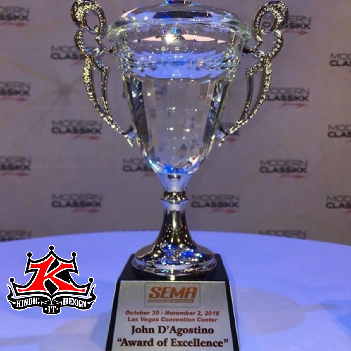Dave Kindig (@davekindigit) on Twitter photo We had a great time at #SEMA the Gullwing won a major award from the <a href="/Roadster_Shop/">Roadster Shop</a> and The John D’ Agostino crystal award Way to go #teamkindigit We had a great time at #SEMA the Gullwing won a major award from the <a href="/Roadster_Shop/">Roadster Shop</a> and The John D’ Agostino crystal award Way to go #teamkindigit