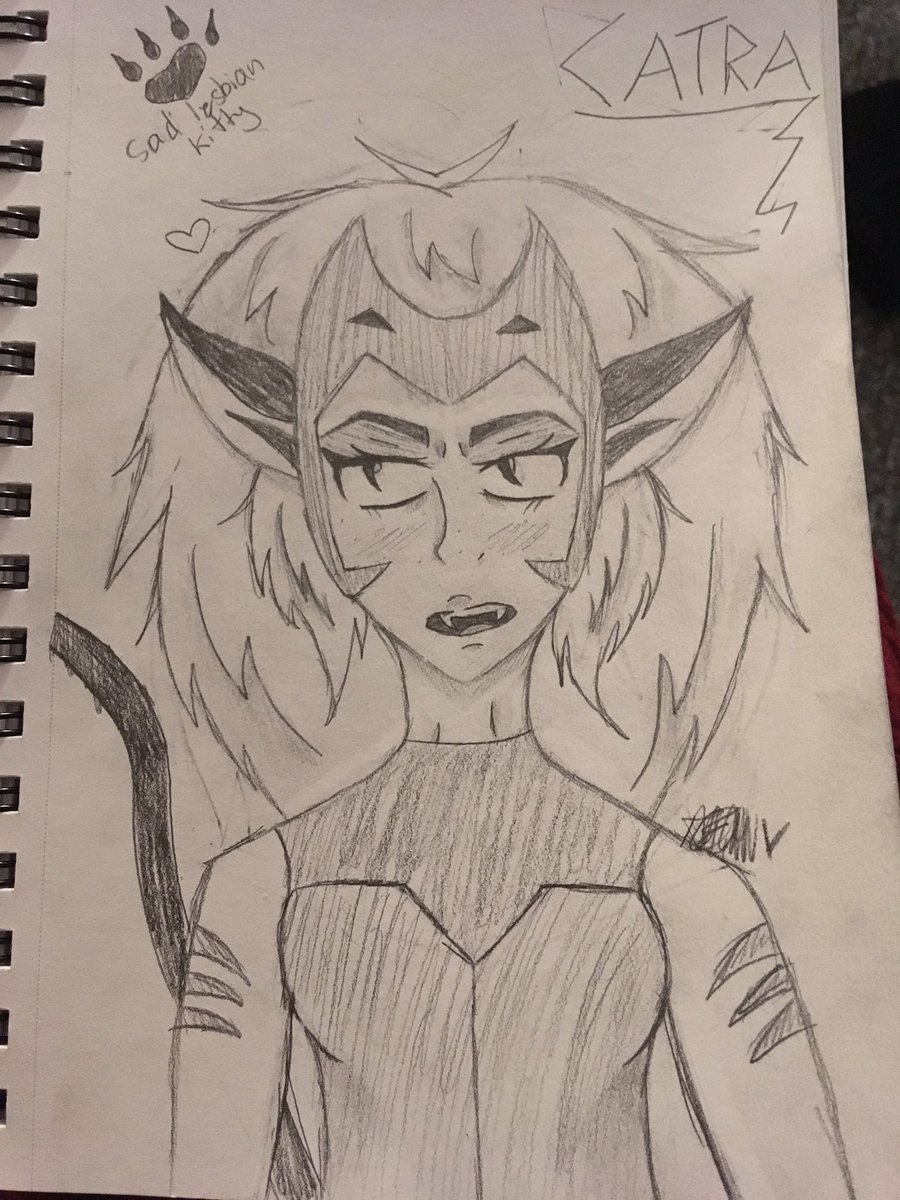 ((I drew a good woman 😭😭 I love catra so much gODDAMN 

psssttt any #SheraRp accounts pls go follow my Catra @sad_cat_lesbian