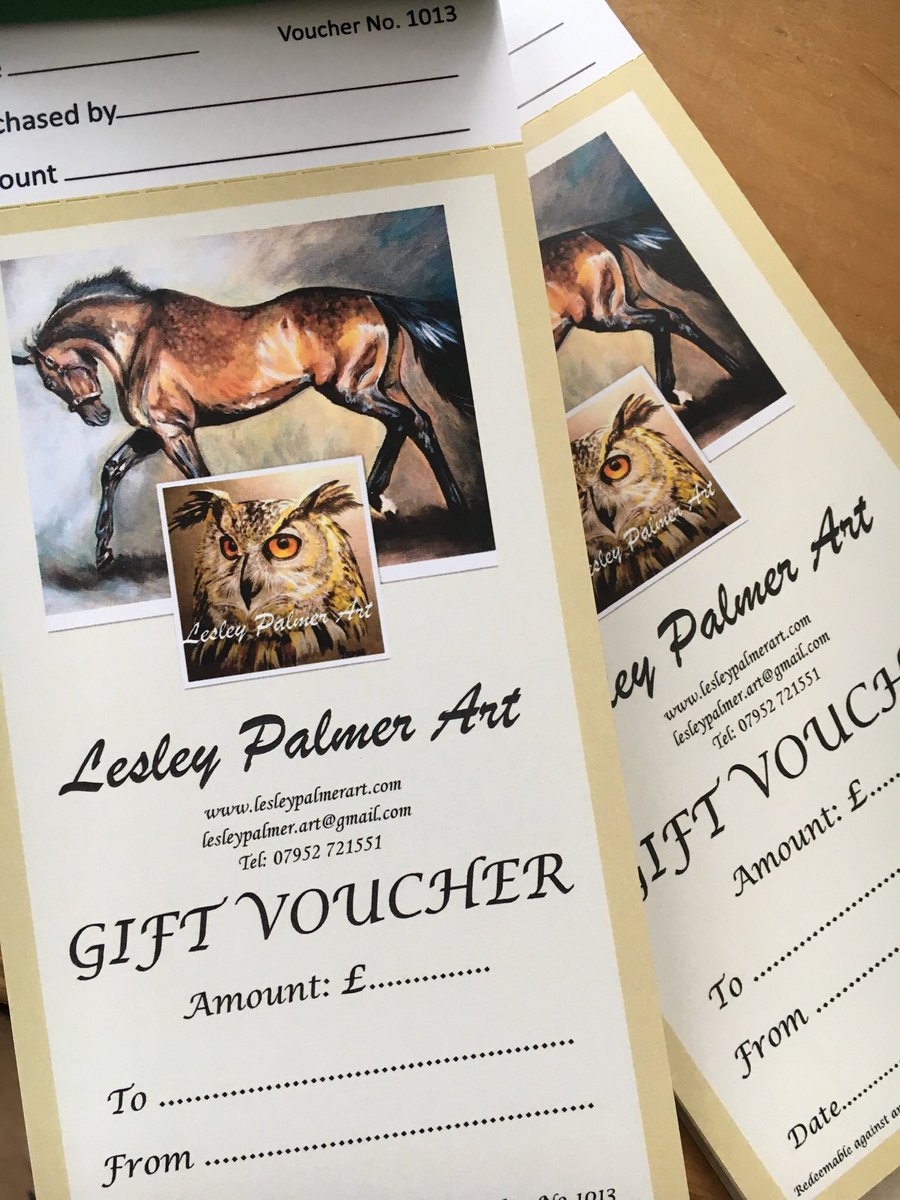 Now available!! If you’d like a commission but you’ve missed the boat for Christmas... these vouchers can be put towards any artwork, inc. a commission, or even exchanged for a whole one! Contact me for details ! 😊#giftvouchers #artist #petportraits #equestrianart #animalart