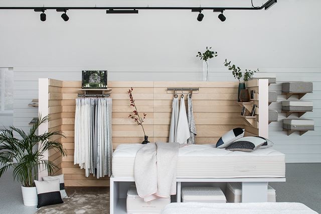 First shot of the showroom of @bekaertdeslee. A Belgian company that develops stylish &amp; smart mattress fabrics. We've designed a concept that it is all about flexibility and customer experience. Soon more on our website.⠀
⠀
photo by @cafeine⠀
⠀
#show… ift.tt/2zUu4G9