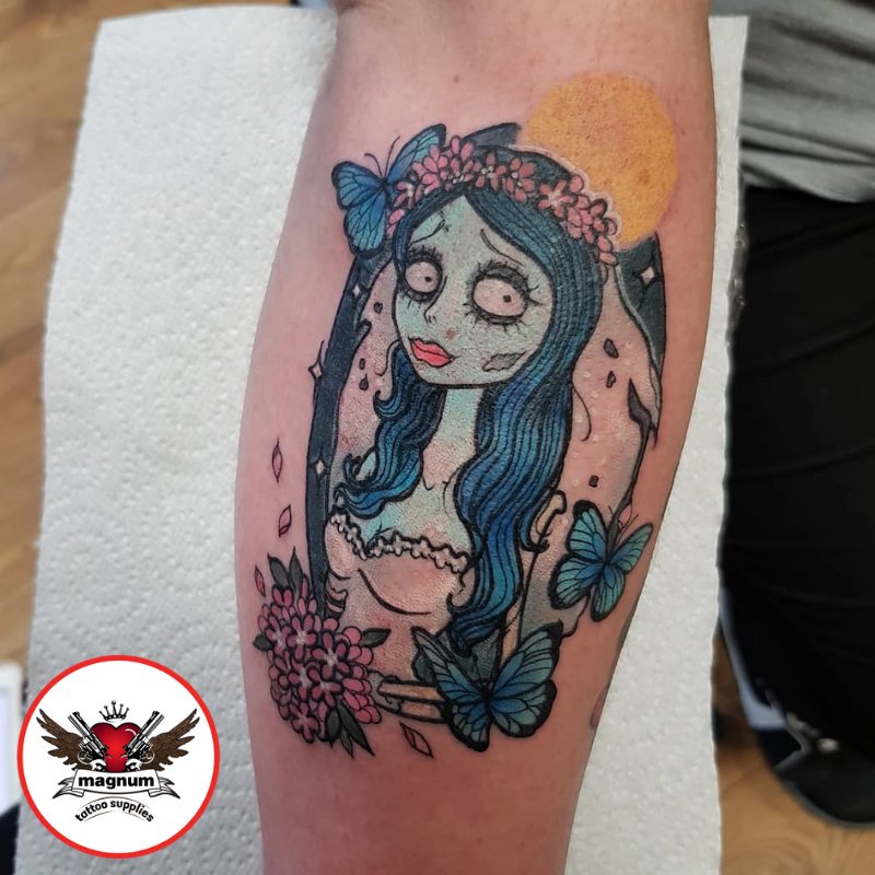 Corpse Bride tattoo by Jodie Wentz TattooNOW