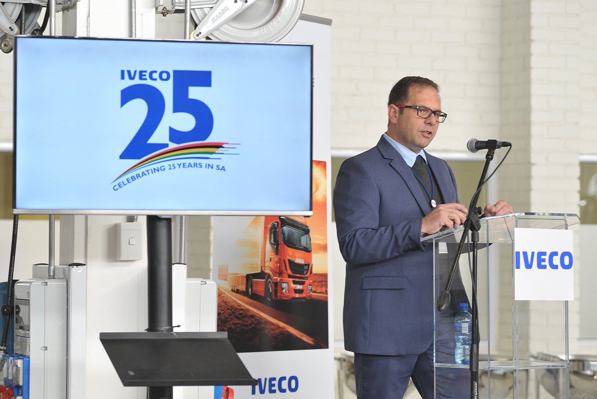 IVECOZA's tweet photo. Iveco SA hosted Executive Mayor of Tshwane, Solly Msimanga with several other delegates of the Sustainability Week conference for a plant visit at our Rosslyn premises
#IvecoSA #SustainabilityWeek2018 #ACCSF2018 https://t.co/lpzPpyQzcq