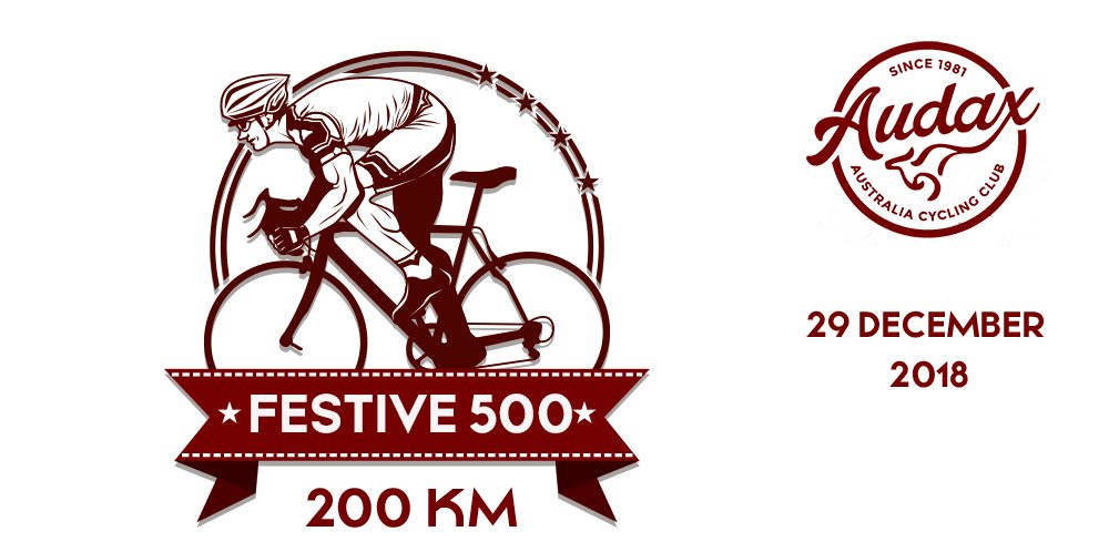 Looking at doing the Festive 500. You can achieve this in 2 rides. The first one: audax.org.au/portal/rides/r… #audaxoz #enduranceCycling