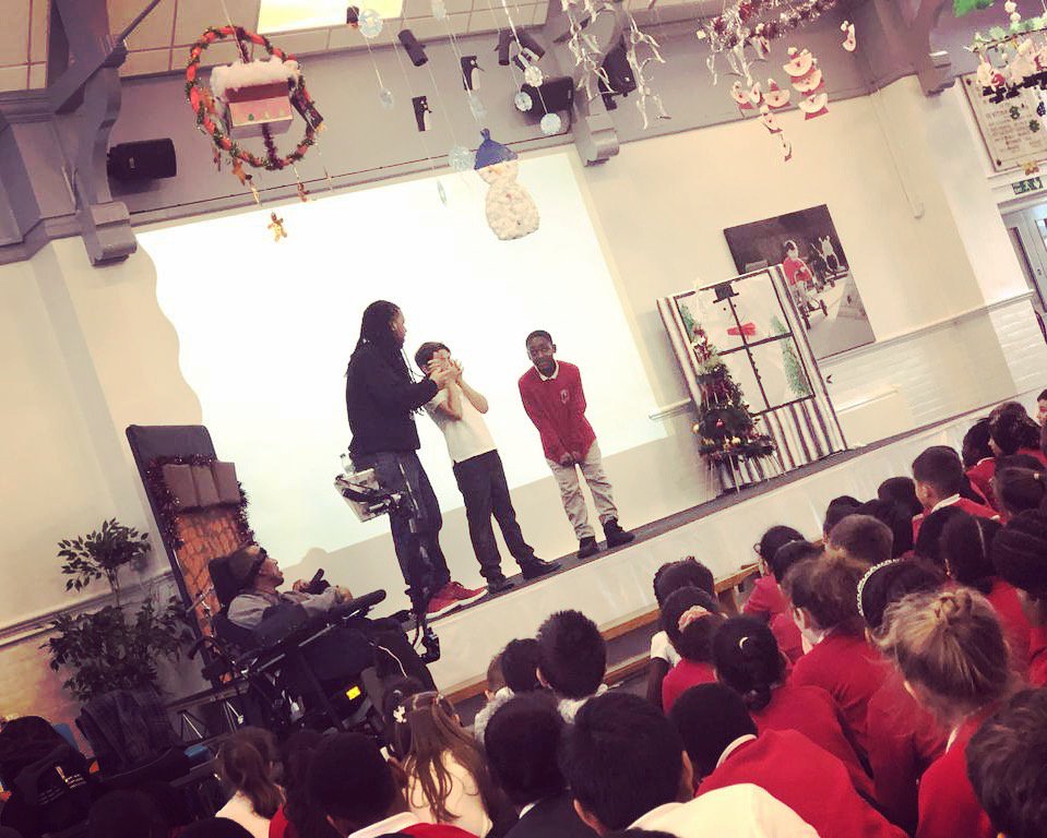 SilasZephania's tweet photo. Class Of Poets delivered yet an assembly, using the art of freestyle and inspired speech. We interacted, taught, laughed and felt better. Contact us to present an assembly at your school. Talking to children with a Hip Hop approach. #HipHopInSchool https://t.co/yQEKQrt1Qr