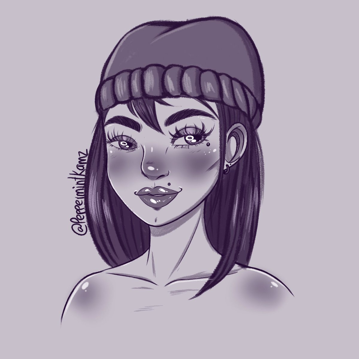 PeppermintKamz's tweet photo. Shecember Day 8: “Satisfied” #digitalart #sketchoftheday #shecember2018 https://t.co/LH0HorSQz0