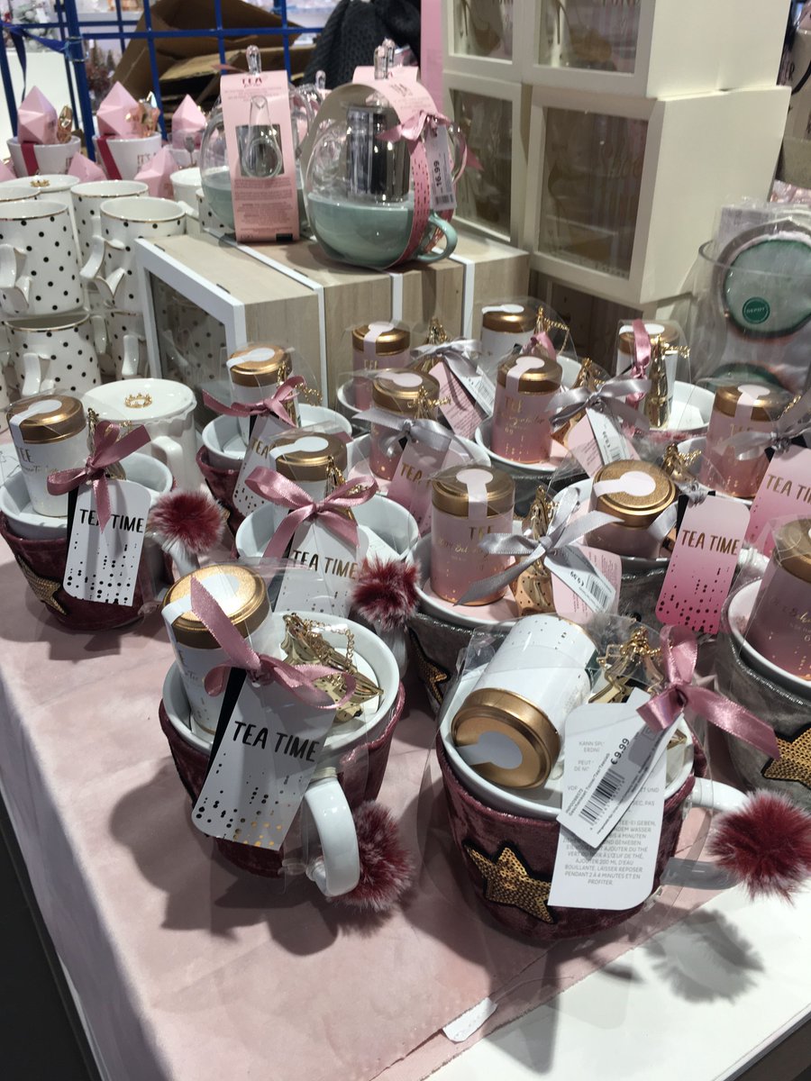 Spotted at a grocery store in Germany today... This might just be the pinkest tea display I've ever seen!