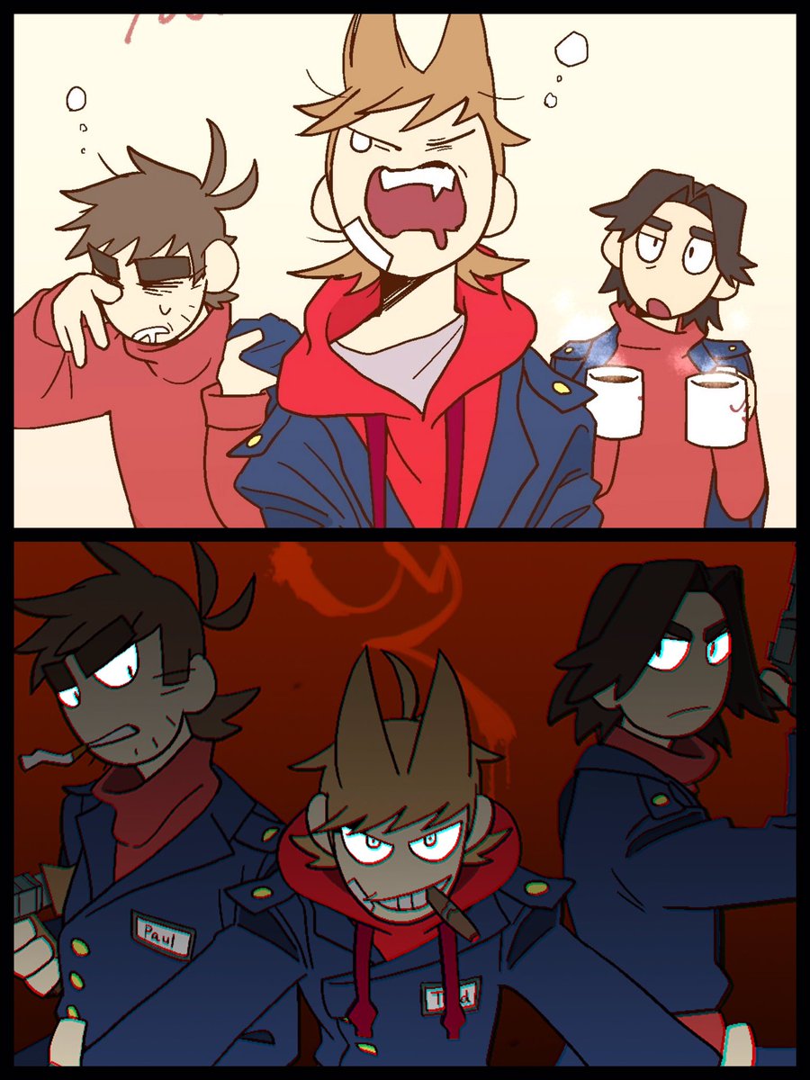 Eddsworld's deepest desires- Tord Paul and Patryk explored