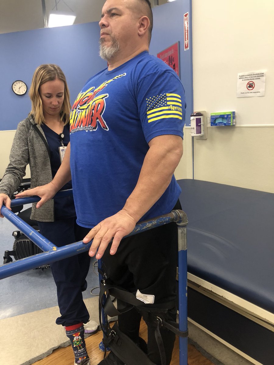 HouPDwifeSheri's tweet photo. This hero will never give up the fight to walk again๐#WeFightTheGoodFight #NeverGiveUp #TeamCortez rocks on #RonnyStrong ๐๐ฎ๐ฝโโ๏ธ๐ https://t.co/uFJSPww3vA