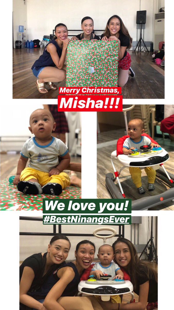 CheloGemina's tweet image. Misha loves his BEST Ninangs!