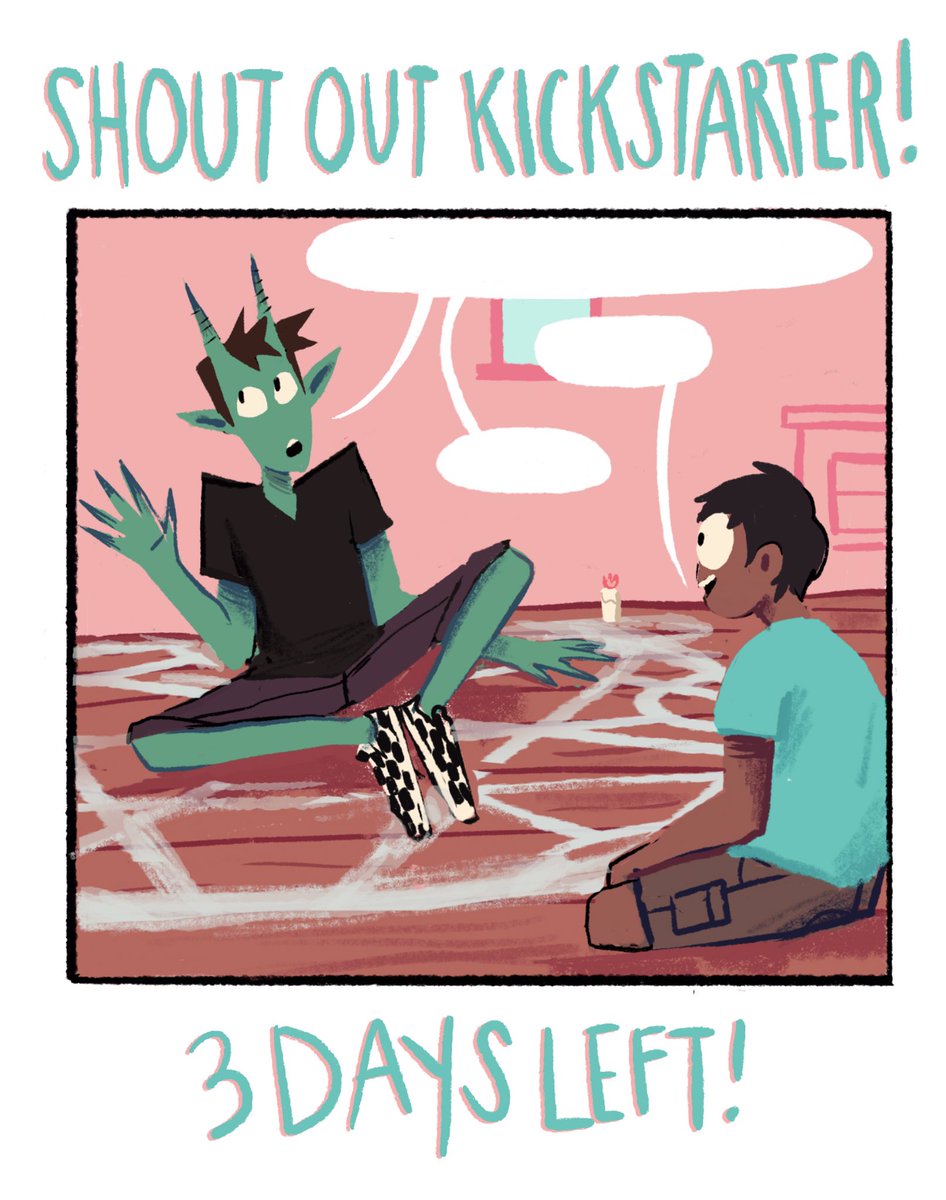did you know: there's just a few days left to back the shout out anthology on Kickstarter! grab this book of cool queer comics before its too late!: https://t.co/243mmpij20