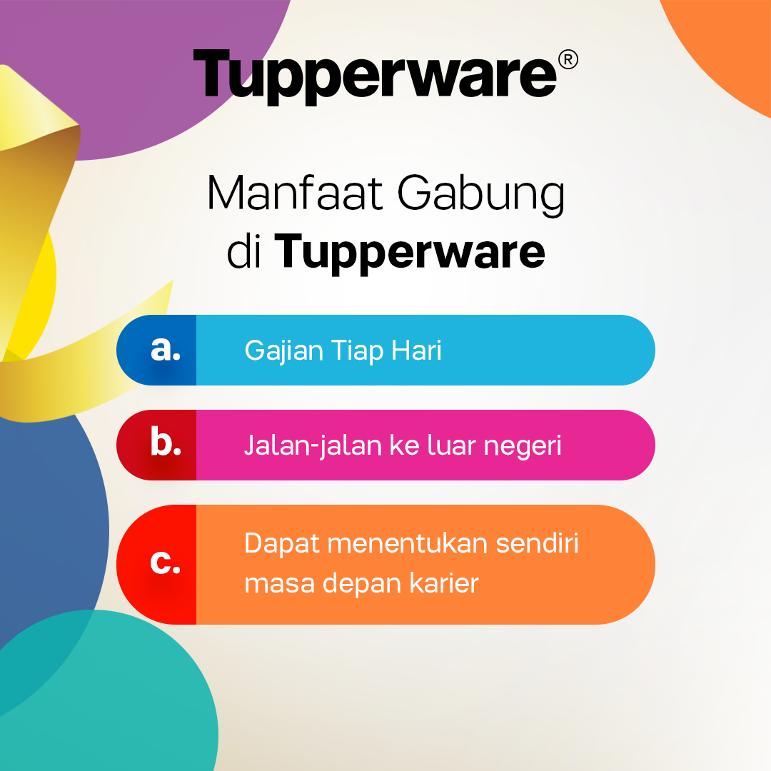 tupperwareID's tweet photo. Wujudkan mimpimu dengan bergabung dengan Tupperware! Banyak banget benefit yang bisa kamu dapatkan dan rasakan. Langsung aja daftar ke https://t.co/lyiukC9isw #LifeWithTupperware https://t.co/UEwr988aQP