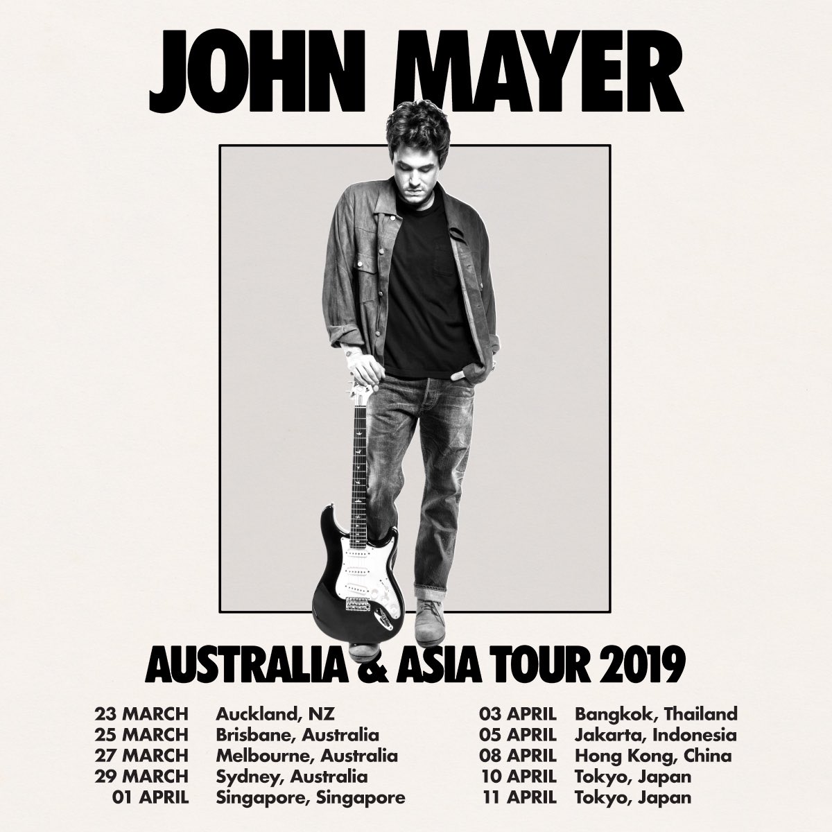 Confirmed! JOHN MAYER Live In Jakarta on 5 April 2019