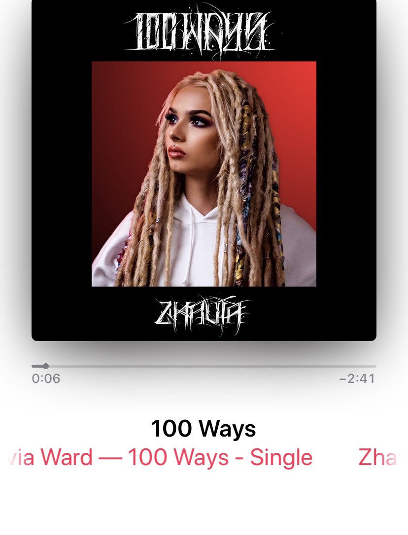 zhaviagrande's tweet photo. 100 Ways by @ZhaviaWard is out now on all platforms 💯‼️ https://t.co/mnEh12qbTJ