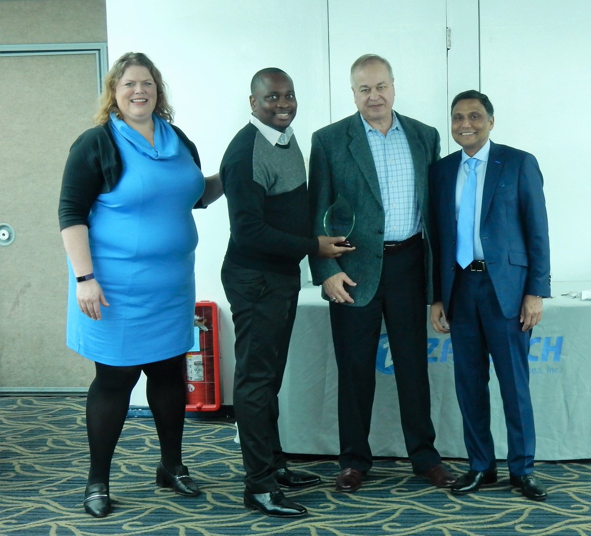 ZantechIT's tweet photo. We celebrated our 2018 success at our Annual Holiday Extravaganza &amp; Award Ceremony #zantech #odessycruise https://t.co/k2QYQ1druJ