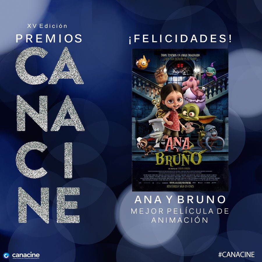 PinPoint_Com's tweet photo. #PinPointEnVivo

Muchas felicidades al director Carlos Carrera, a Isabel @aerenlund (productor ejecutivo) y a todo el equipo de #AnaYBruno por el premio a #MejorPelículaDeAnimación de @CANACINE 👏🏼👏🏼👏🏼

#PinPoint #PremiosCanacine @CorazonFilms #Cine https://t.co/2wKwBocasC