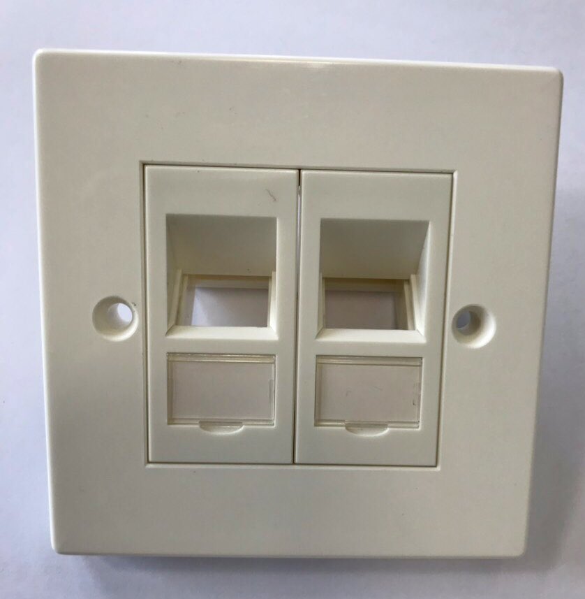 Two ports Angled face plate!