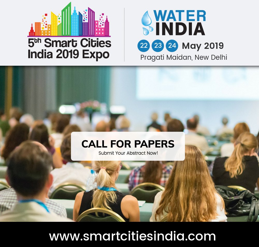 smartcitiesind's tweet image. @smartcitiesind expo/Water India is calling the Speakers! 
Submit your solutions &amp;amp; discoveries in #WasteWaterManagement, #RiverDevelopment, #GangaRejuvenation &amp;amp; the #WaterIndustry. 
Register here - bit.ly/2zPOVKS
#SmartCitiesIndia #SCI2019 #WaterIndia #WaterExpo