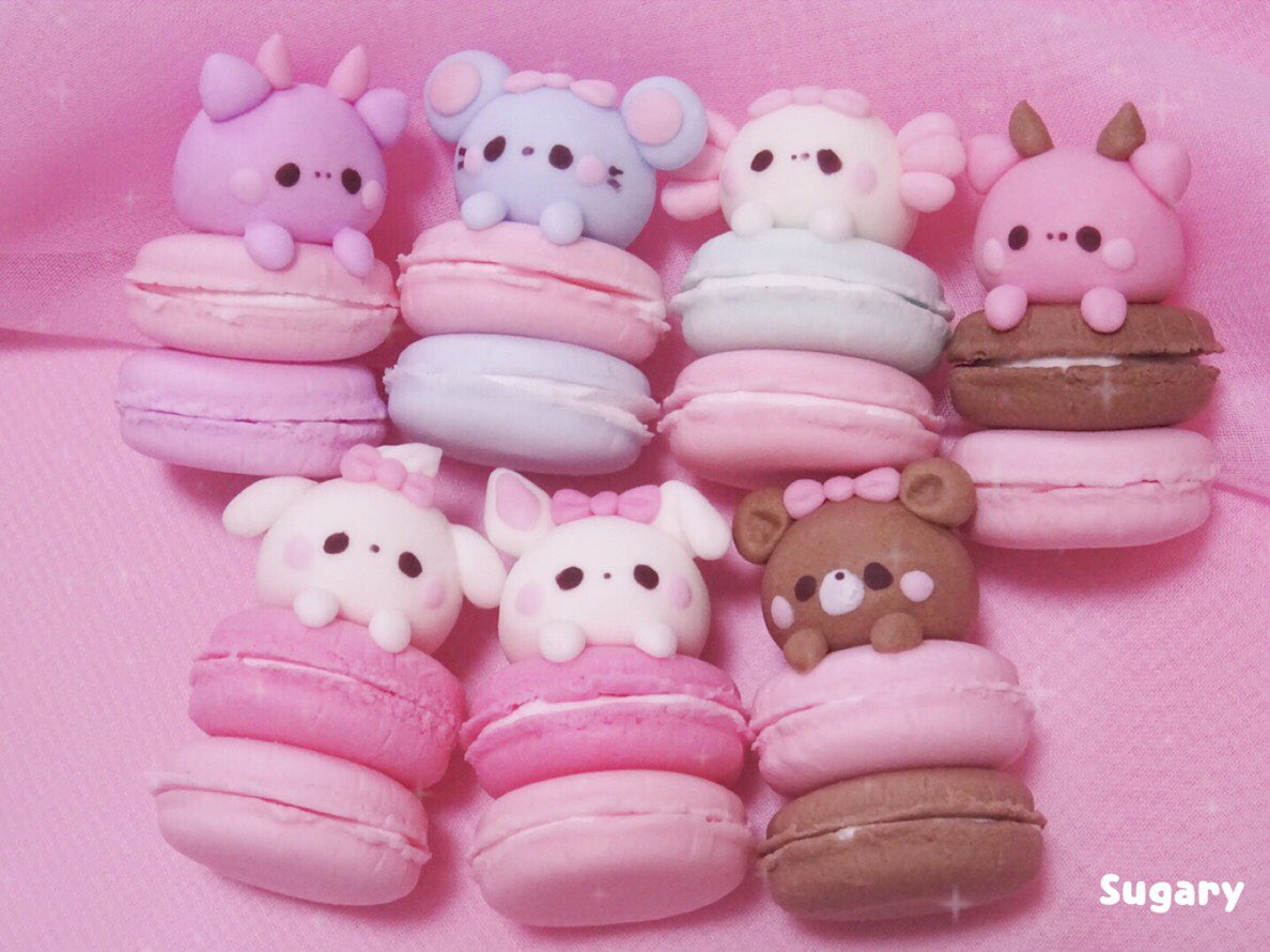 sugary haruru イヤリングチョコレートカワスタkawaiiStars 925スターリングシルバーKitty Cat Postダングルレバーバック