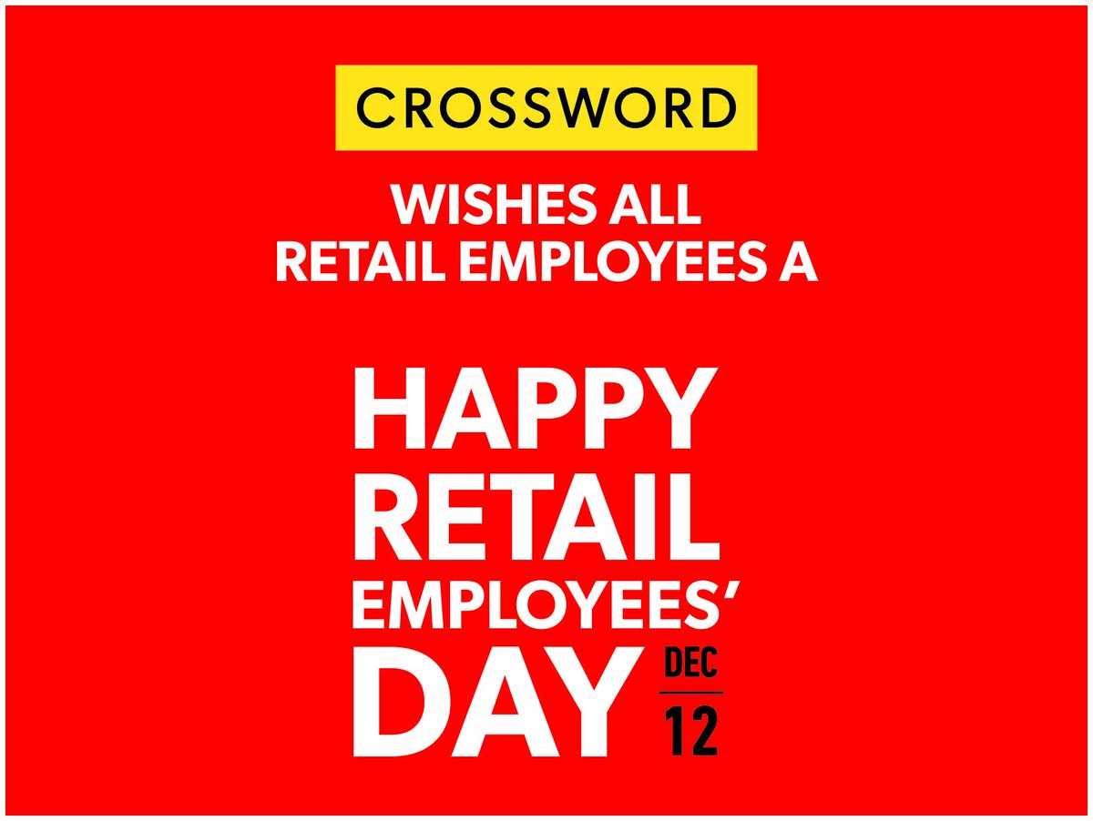 Today's day is dedicated to those employees who help you shop better. Happy #RetailEmployeesDay!