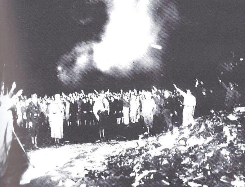 You might think, “well that’s sounds pretty obscure... nobody would know about that...”, which... is just not true.You’ve likely seen these photos of Nazi Youth burning books. Well these just aren’t any old photos of fascists being fascists...