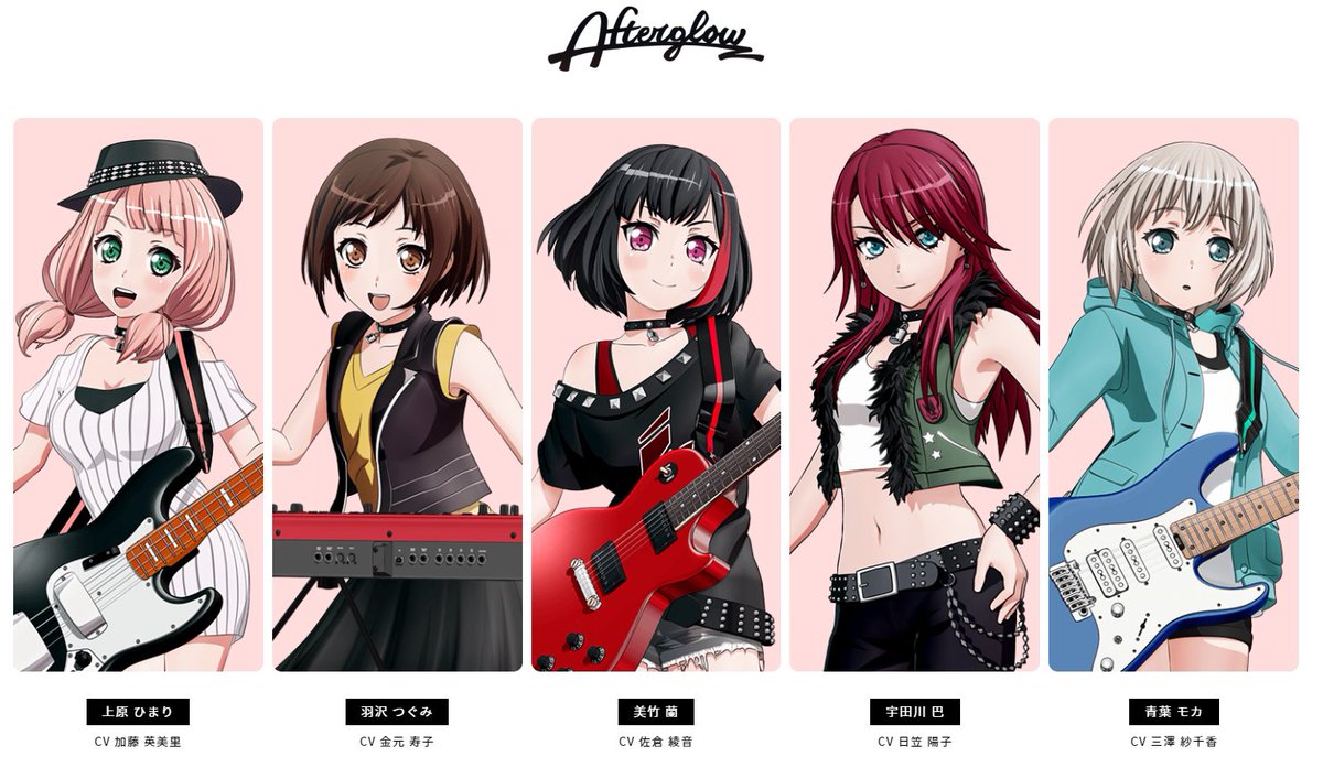 BanG Dream! Updates on X: The website for the 2nd season has been updated  with character information and art from all 5 of the existing bands + RAISE  A SUILEN! The actual