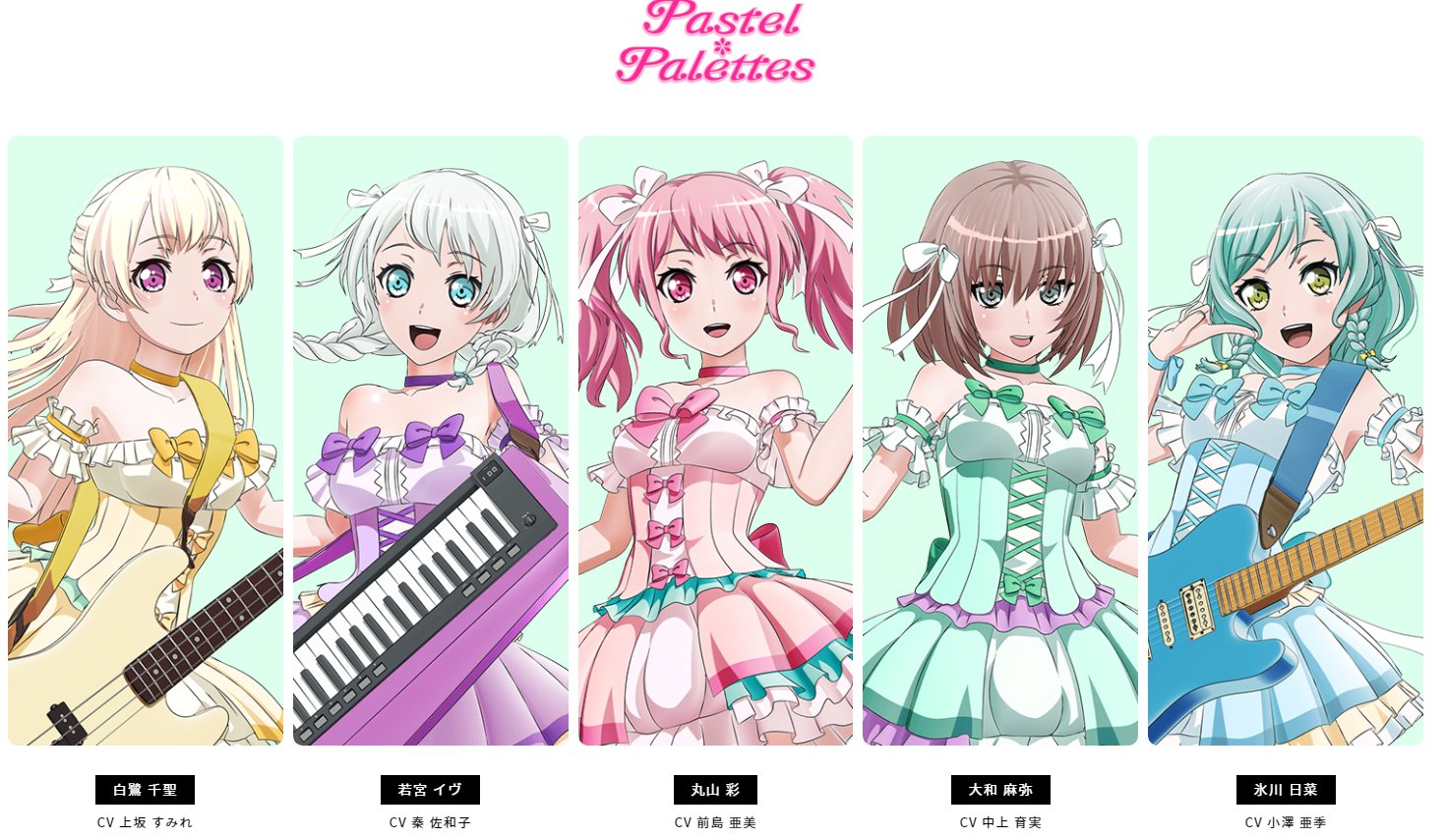 BanG Dream! Updates on X: The website for the 2nd season has been updated  with character information and art from all 5 of the existing bands + RAISE  A SUILEN! The actual