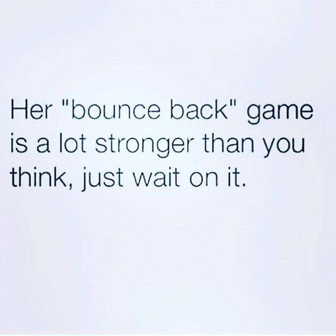 Time to #bounceback #facts ❤️❤️🙋‍♀️🙋‍♀️🙋‍♀️#waitonit https://t.co/HfhISWuunh