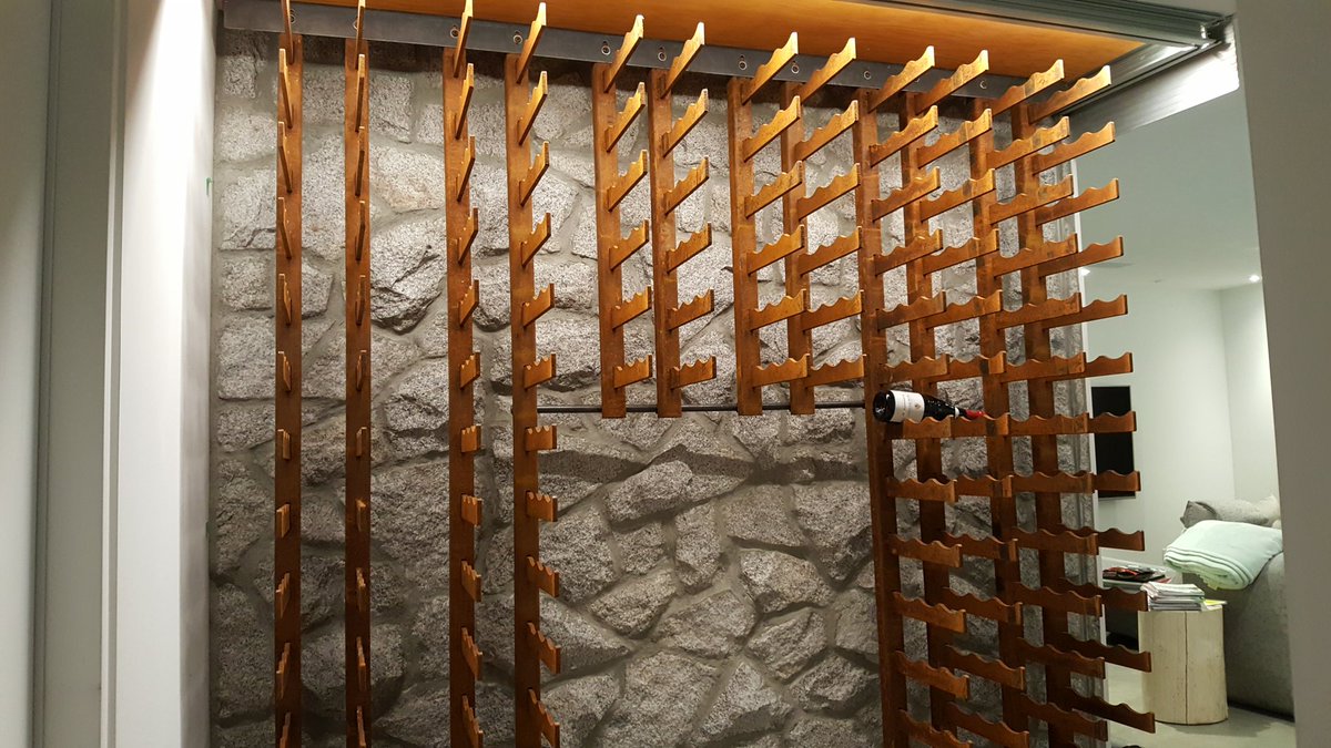 HardingsSteel's tweet photo. Incredible result.  One of a kind wine rack https://t.co/YRPw8SSblw