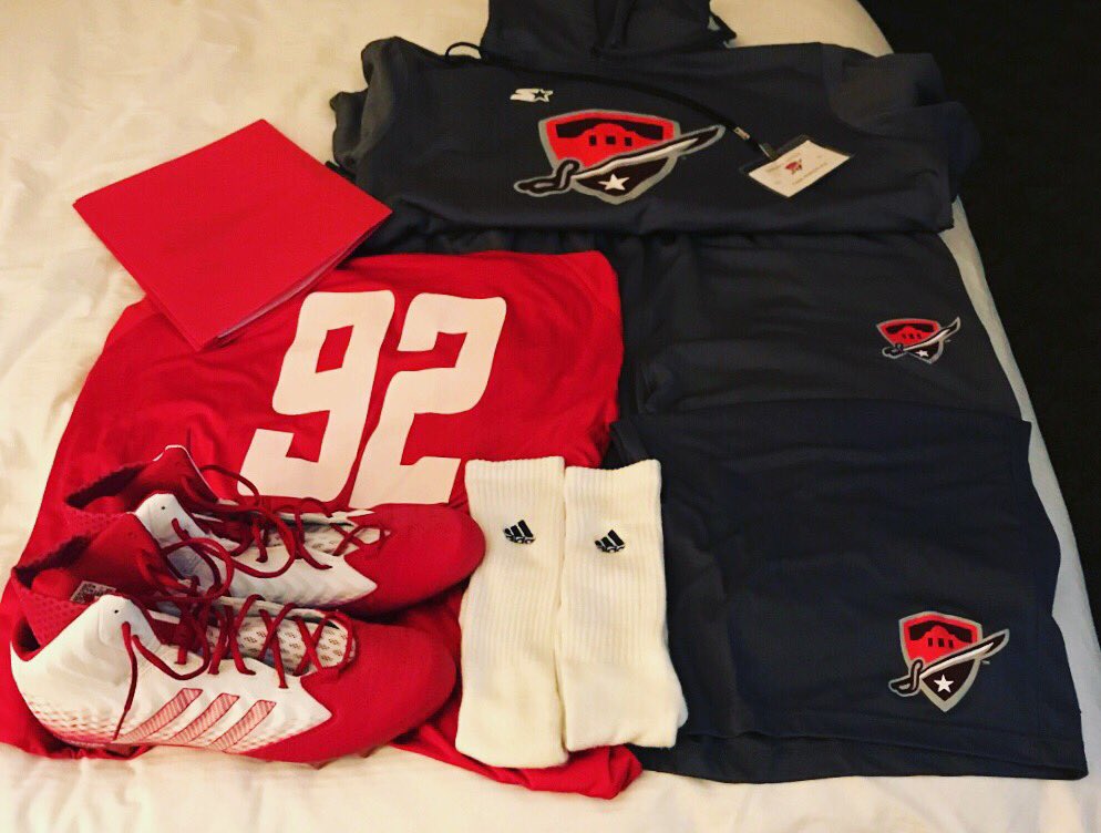 THETHIRD_HG's tweet photo. There are a few simple words I can say about this whole experience that I am currently going through. Those words are “BLESSED AND HUMBLED”....... I’ve been working for this opportunity my whole life and it is finally here. I promise to not let you all down.  #GodFirst #AAF https://t.co/A6OSt0NaHz