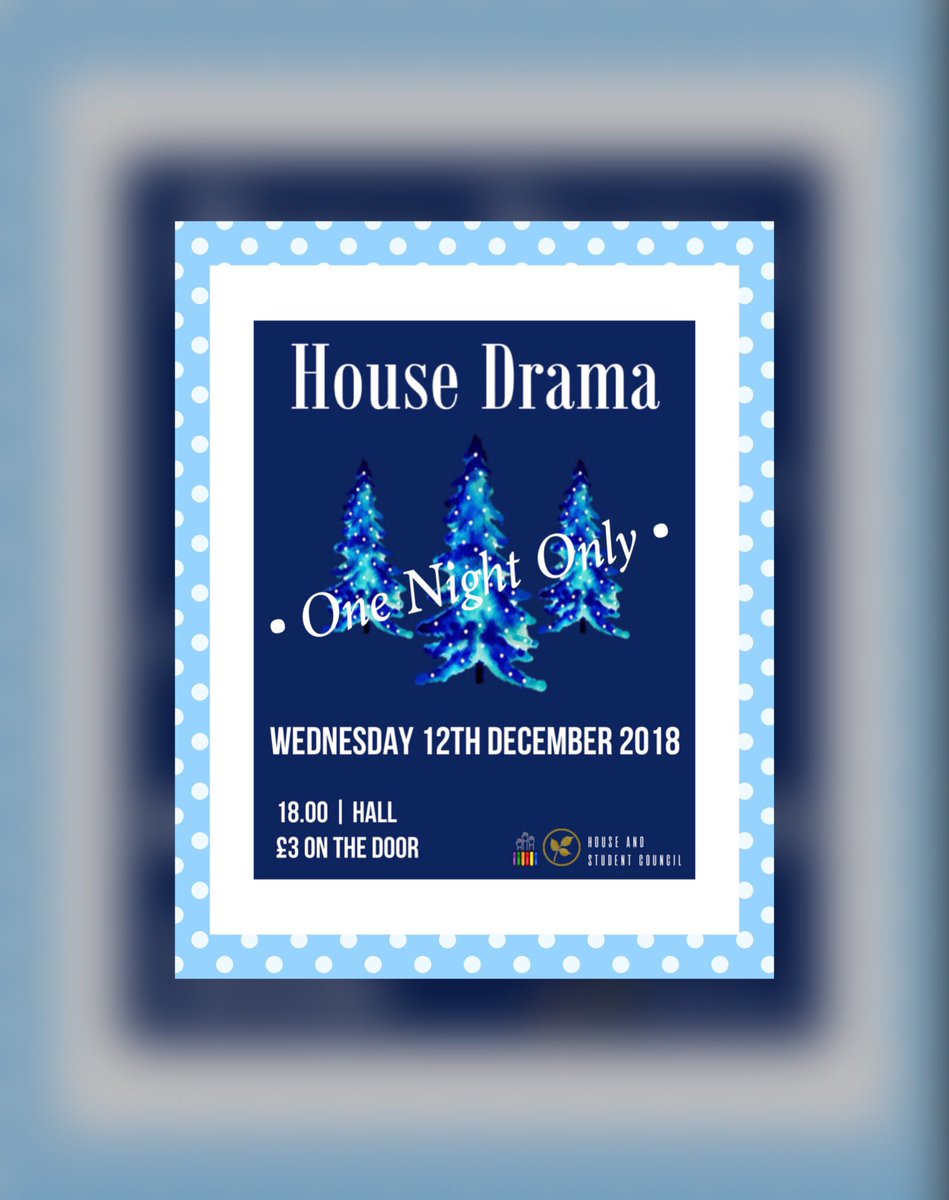 TONIGHT for One Night Only 🎭 it’s House Drama 🎭<a href="/AmershamSchool_/">AmershamSchool</a> Family, friends, neighbours come &amp; enjoy the show 🤩🎉🎄