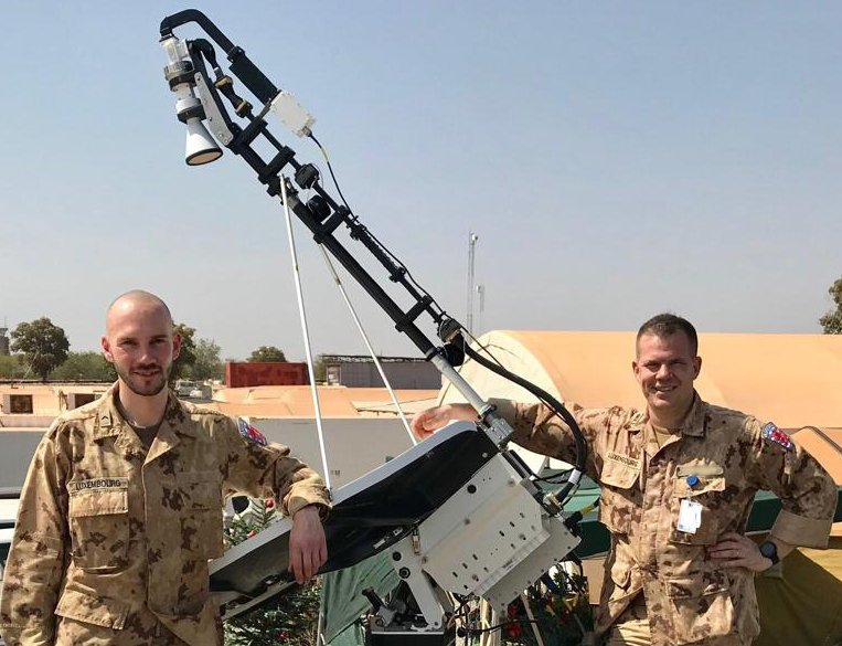 ArmyLuxembourg's tweet photo. Providing secure and reliable connectivity for our partners in the #Sahel @GovSatLu @fbausch https://t.co/3ua5G75S4a