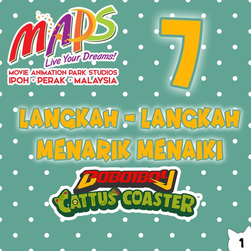 BoBoiBoy's tweet photo. 7 AWESOME steps to riding the BoBoiBoy's #CattusCoaster 🎢 at @MAPS_Perak‼ 

Step #1: Grab a friend!

#BoBoiBoyGalaxy
#BoBoiBoy
#Catsonas https://t.co/A412OshUty