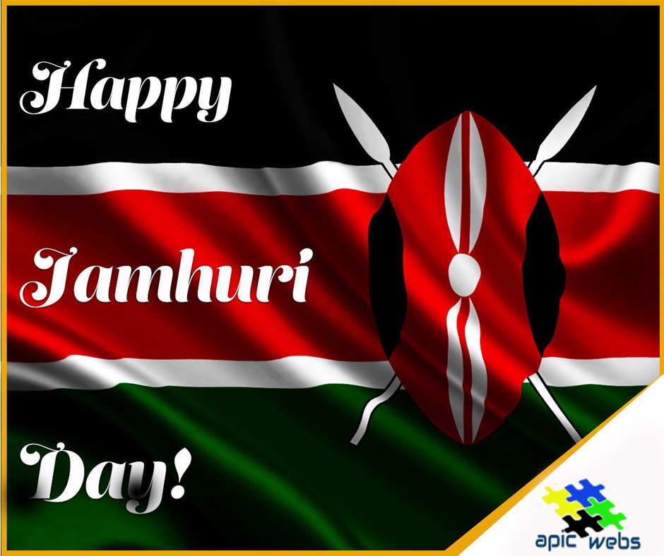 as you celebrate the #JamhuriDay, ensure your business enjoys the online market as a Jamhuri gift from you. Contact @apicwebs on 0708614222 to get the special Jamhuri discounts