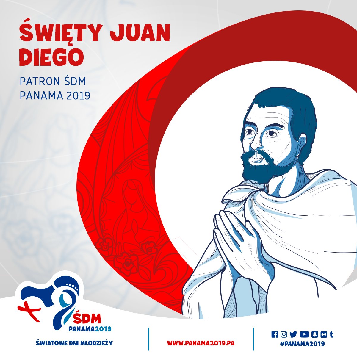 Dziś wspominamy NMP z Guadalupe! 💙

Przypominamy też św. Juan Diego - jednego z patronów #ŚDM #Panama2019. Jego wspomnienie obchodziliśmy 9 grudnia, a to właśnie ubogiemu i uczciwemu Indianinowi Matka Boża objawiła się na wzgórzu Tepeyac!

WIĘCEJ:
kierunekpanama.pl/patroni-sdm-pa…