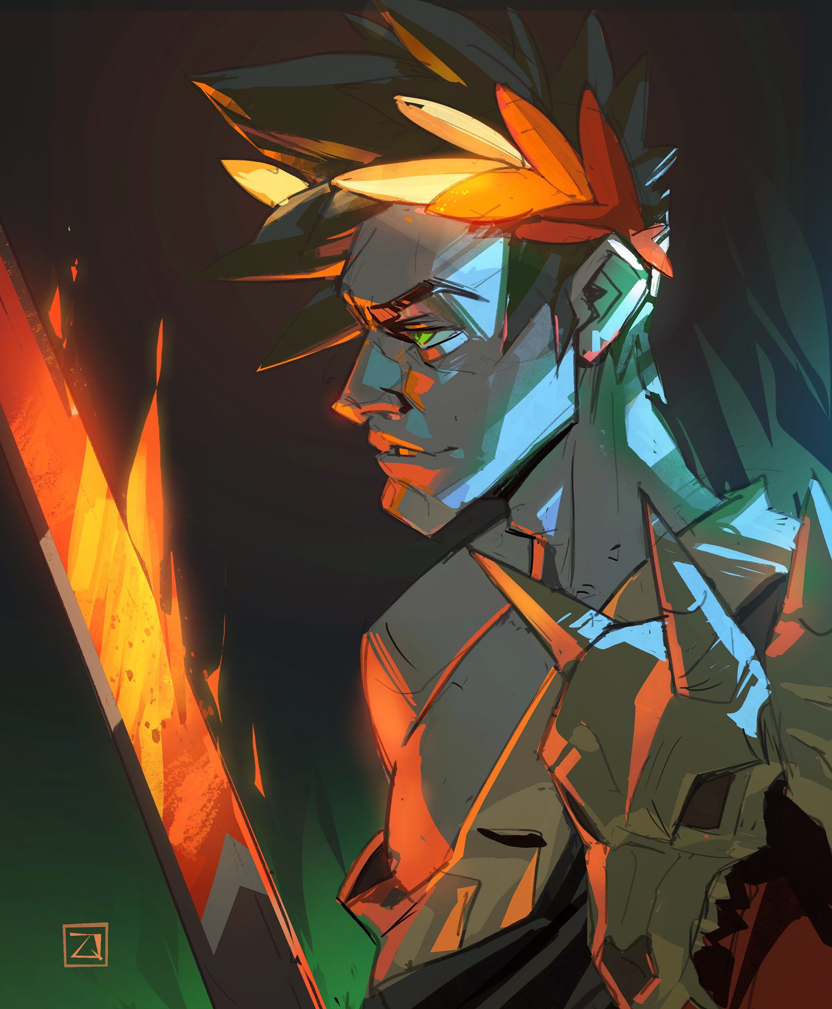 zqu_art on Twitter: "Loving the art style of #HADES by .@SupergiantGames !  https://t.co/wolArUtiIB" / Twitter