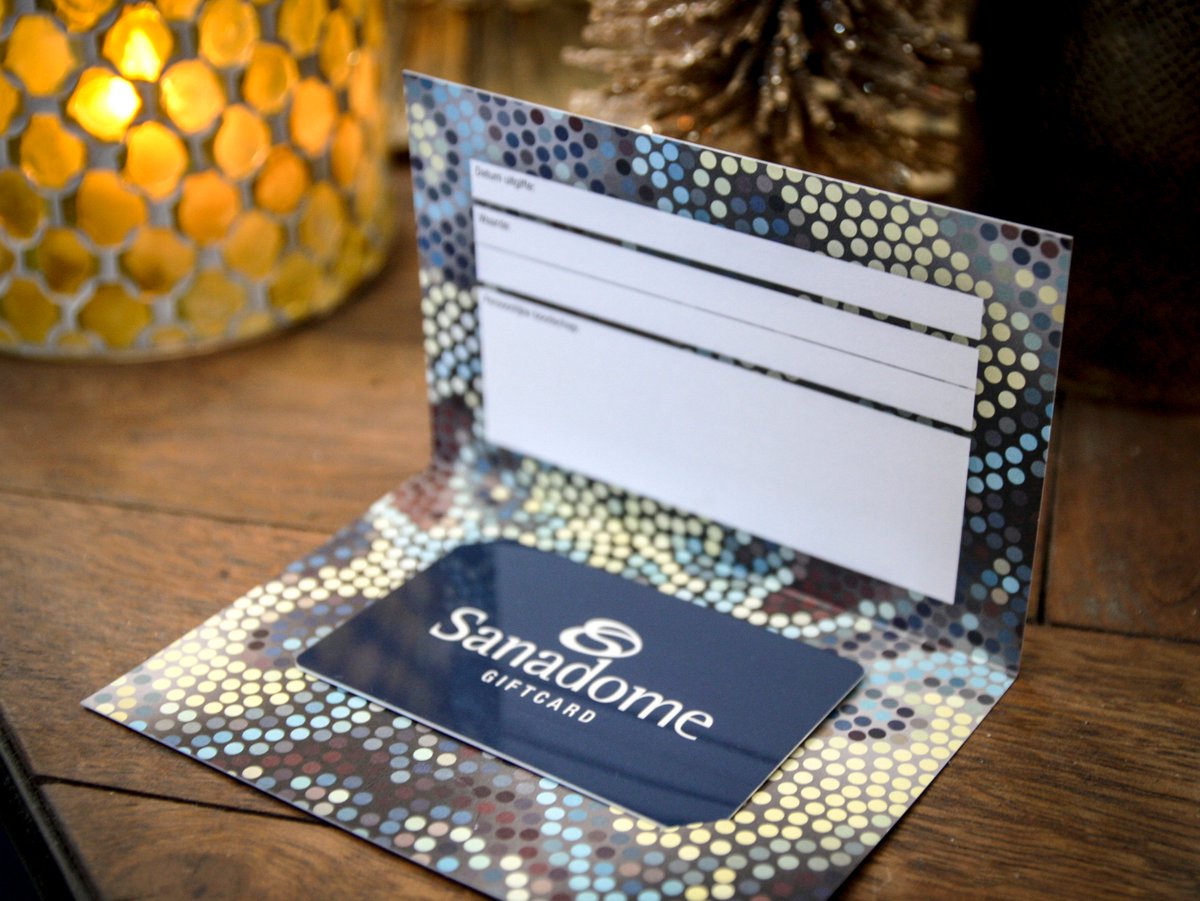 Bestel vóór Kerstmis de nieuwe Sanadome giftcard en krijg €7,50 korting op een dag- of avondentree. Super leuk om te geven als kerstcadeautje!

Waar wacht je nog op? Bestellen kan t/m 24 december. bit.ly/2Bbtsvy