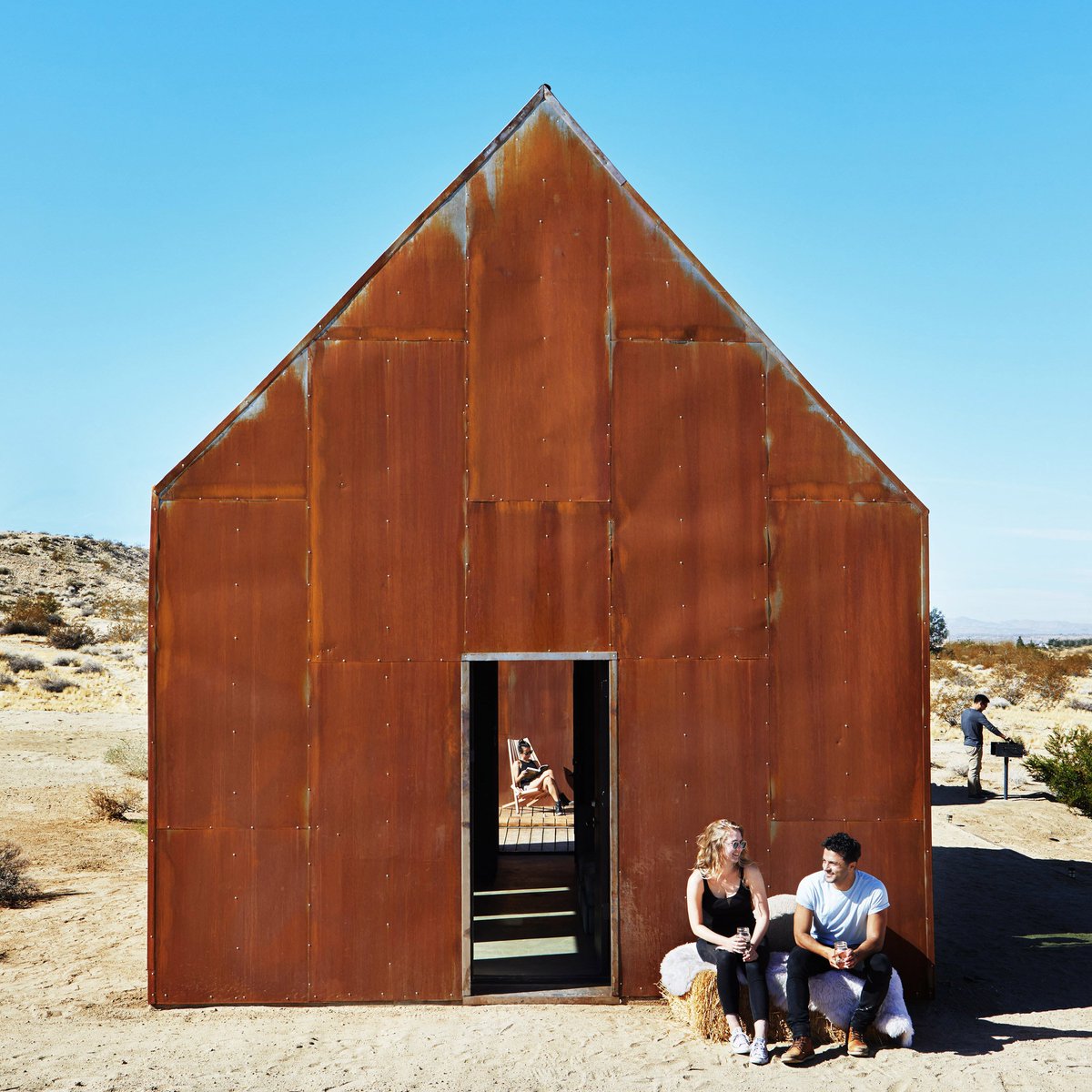 Dezeen On Twitter Gabled Metal Folly Cabins Provide Glamping