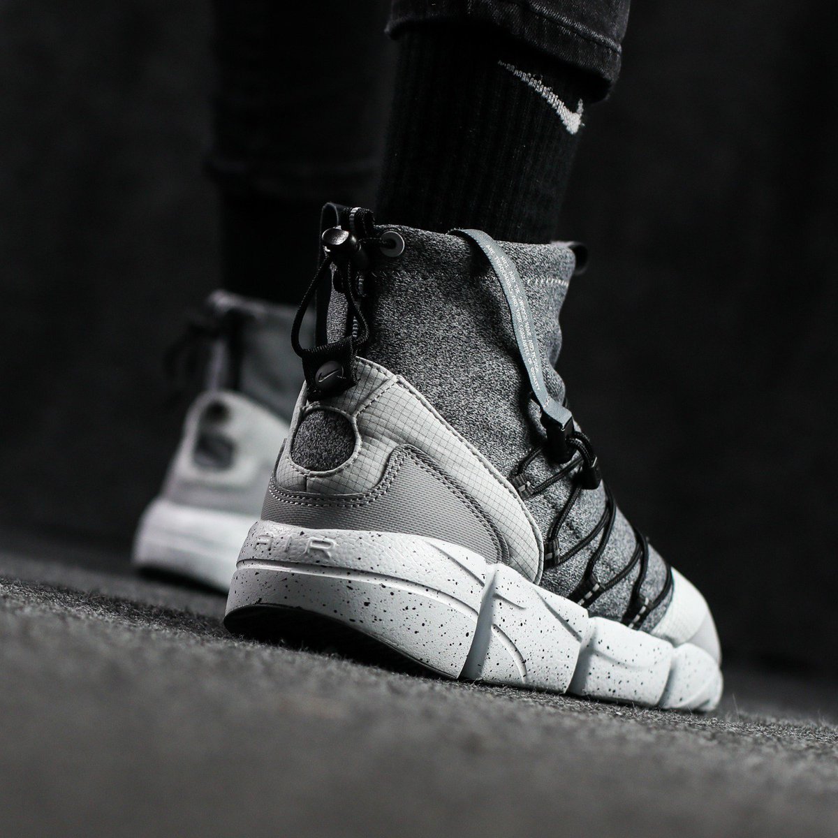 nike air footscape mid utility dm wolf grey