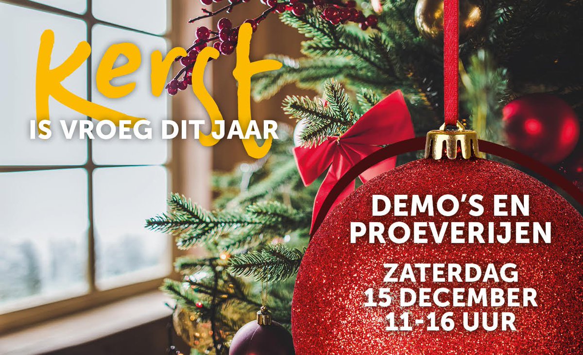 Kom zaterdag kerst vieren bij Logus Terneuzen 🎄! Wij zorgen voor:

🥂Heerlijke wijn! 
🎂Hapje  
🍴Stoom oven demo van Miele! 

Entree is gratis! Wees welkom! 

#Miele #Kerst #Logus