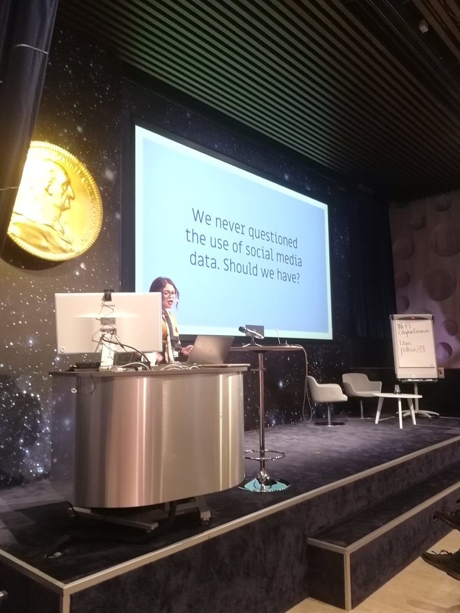 pyconse's tweet photo. Lorena our first key speaker @loooorenanicole with her talk about Data Ethics #pyconse #pycon2018 #python https://t.co/04R2a67euY