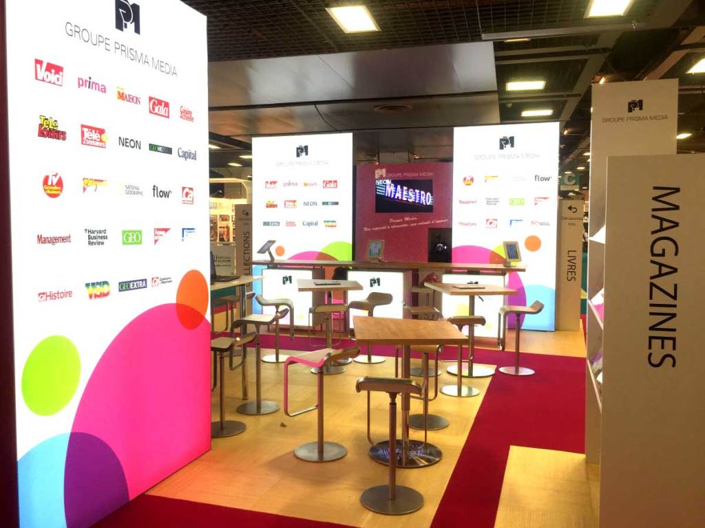 ArthemeCrea's tweet image. #Actualité : Stand Prisma Media (2015)
Leader de la vente au numéro en presse magazine, le groupe @PrismaMedia a fait appel à nous pour la conception de leur stand au salon Expopresse. 
ow.ly/VLtM50jTJf4