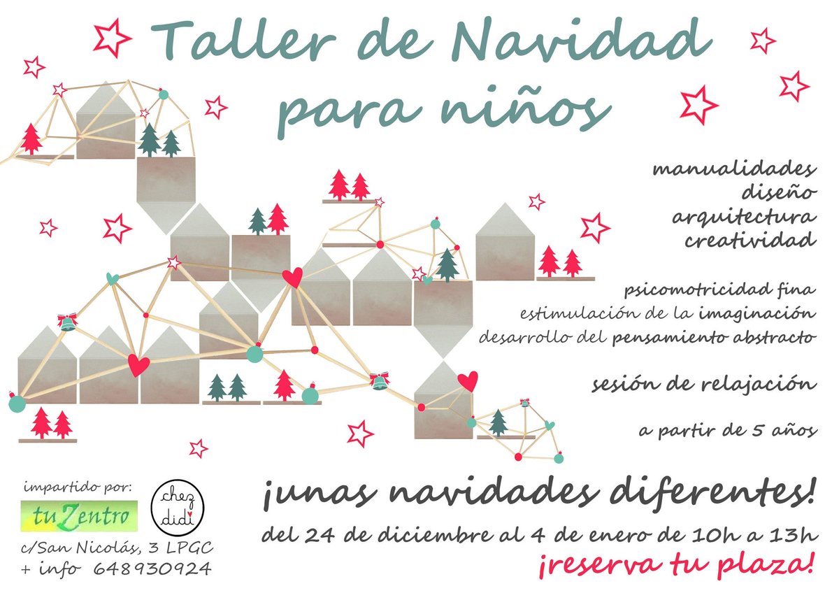 Taller de Navidad para niños ¡Reserva tu plaza!
