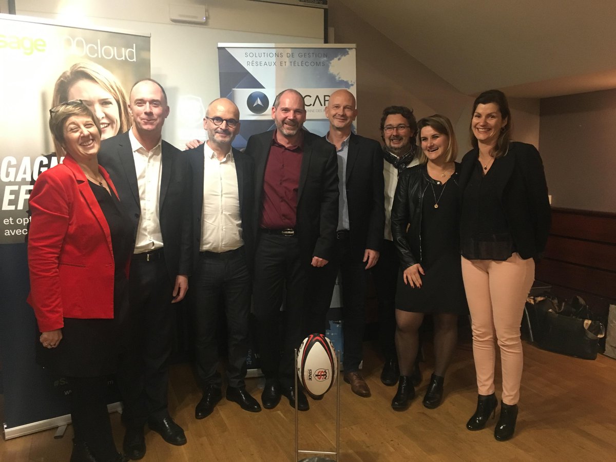 L'Afterwork à #Toulouse hier soir avec nos clients et prospects en présence de nos partenaires <a href="/SageFrance/">Sage France</a> <a href="/quarksUpSIRH/">quarksUp</a> et <a href="/Primobox/">Primobox - Groupe Septeo</a> #Sage #quarksUp #Primobox #afterwork