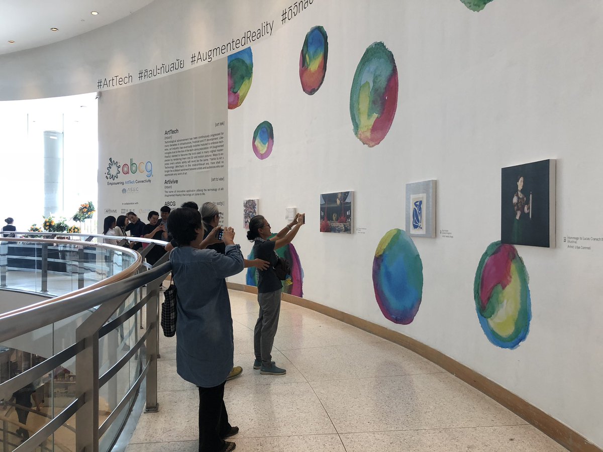 AsecFrontier's tweet photo. Our team of #ABCG project by #ASECFrontier is delighted and very honoured to have the distinguished guest who is a highly acclaimed national artist of Thailand in 1997, Kamol Tassananchalee (กมล ทัศนาญชลี) from USA to inaugurate our very first #ArtTech event in the Thai society. https://t.co/mNT7QLACJN