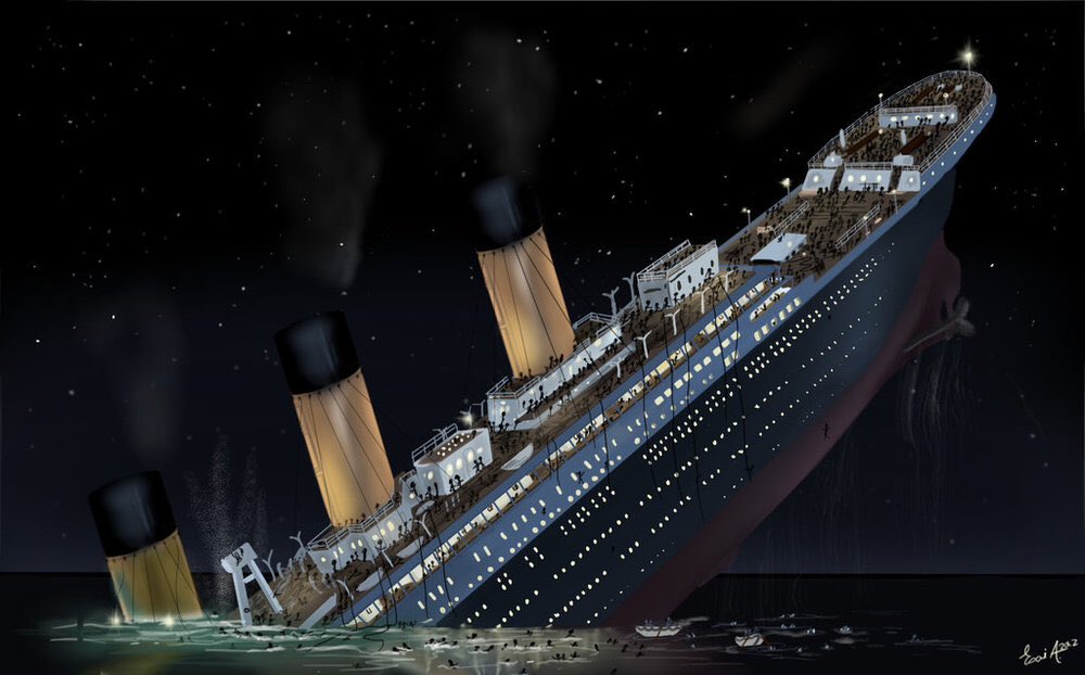 Montaillac's tweet image. "We've hit an iceberg and are sinking."
"Quick, change the captain!"
#brexit #voteofnoconfidence