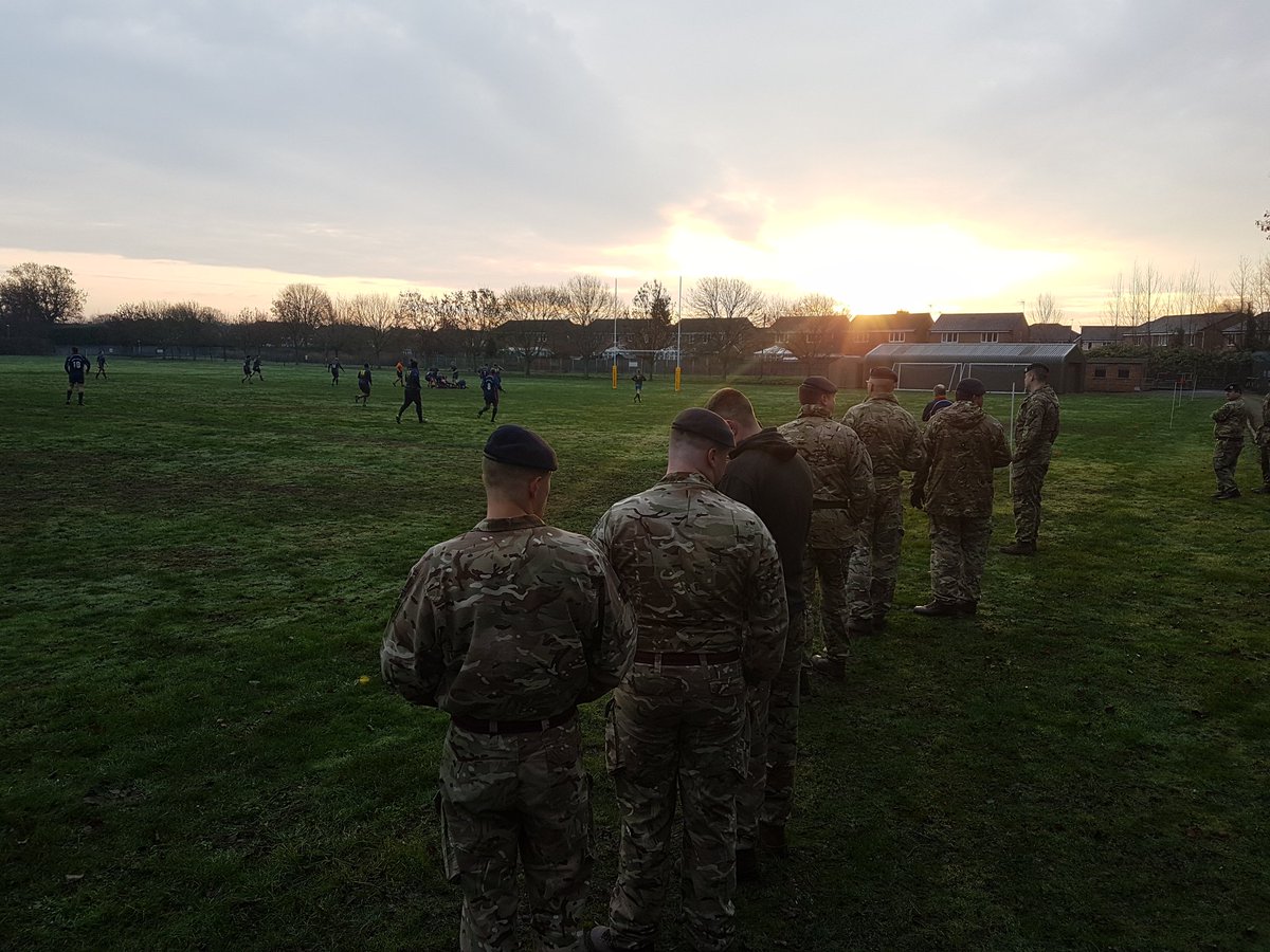 170_Engineers's tweet photo. Great effort put in by all those who competed in the Juniors vs Seniors football and rugby matches this morning! Kicking off the #Christmas celebrations in style today ! #sapperstrong #ubique #yearoftheengineer @CorpsSM https://t.co/xDP4AirLhY