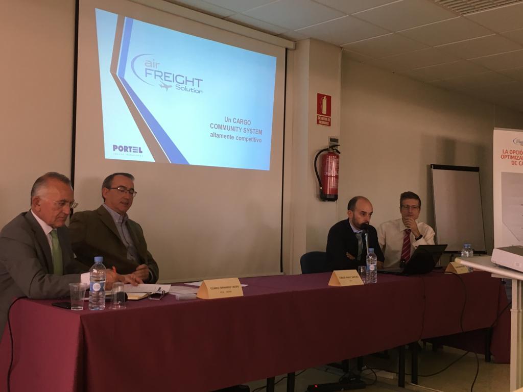 JTorrentPORTEL's tweet photo. En la jornada informativa sobre el #eAWB360 celebrada ayer en @ateiamadrid, #PORTELlogistics presentamos nuestra plataforma AFS (Airfreight Solution). Más información aquí: https://t.co/0az4HlEtgP

#TransporteAéreo #eAWB #eAirWayBill #Airfreight #Digitalización #Logística https://t.co/tsdz980ryD