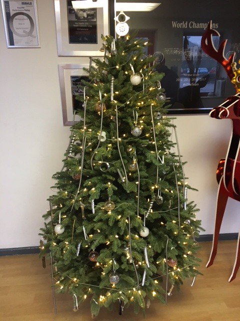 Citizen Machinery UK (@citizencnc) on Twitter photo Q – What does <a href="/SRDEngineering/">SRD Engineering Ltd</a> do with their old stringy swarf when they have bought three #CitizenCNC machines this year with #LFVtechnology.
A – Use it as tinsel on their Xmas tree. Note also the baubles are filled with LFV neatly chipped swarf. #UKmfg #CNC #Machinery Q – What does <a href="/SRDEngineering/">SRD Engineering Ltd</a> do with their old stringy swarf when they have bought three #CitizenCNC machines this year with #LFVtechnology.
A – Use it as tinsel on their Xmas tree. Note also the baubles are filled with LFV neatly chipped swarf. #UKmfg #CNC #Machinery